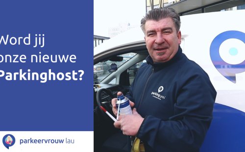 Vacature - Werken als een Parkinghost iets voor jou? - Parkeervrouw Lau loopt een dagje mee.